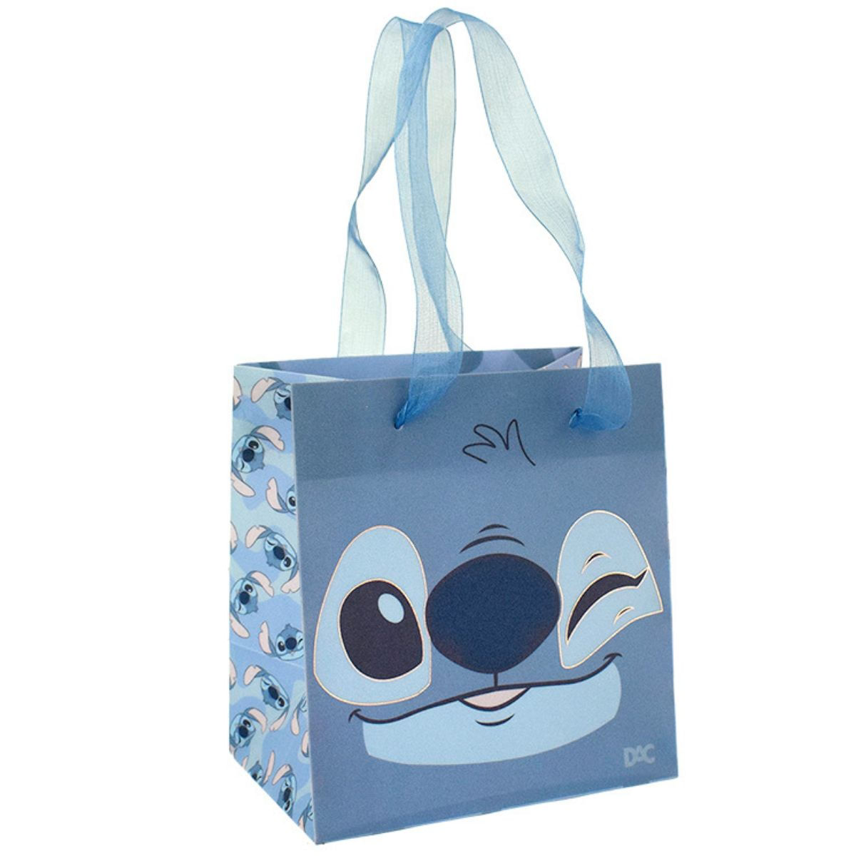 Encontraproduto.com.br - SACOLA PARA PRESENTE TAMANHO P DISNEY STITCH - 4863 - DAC