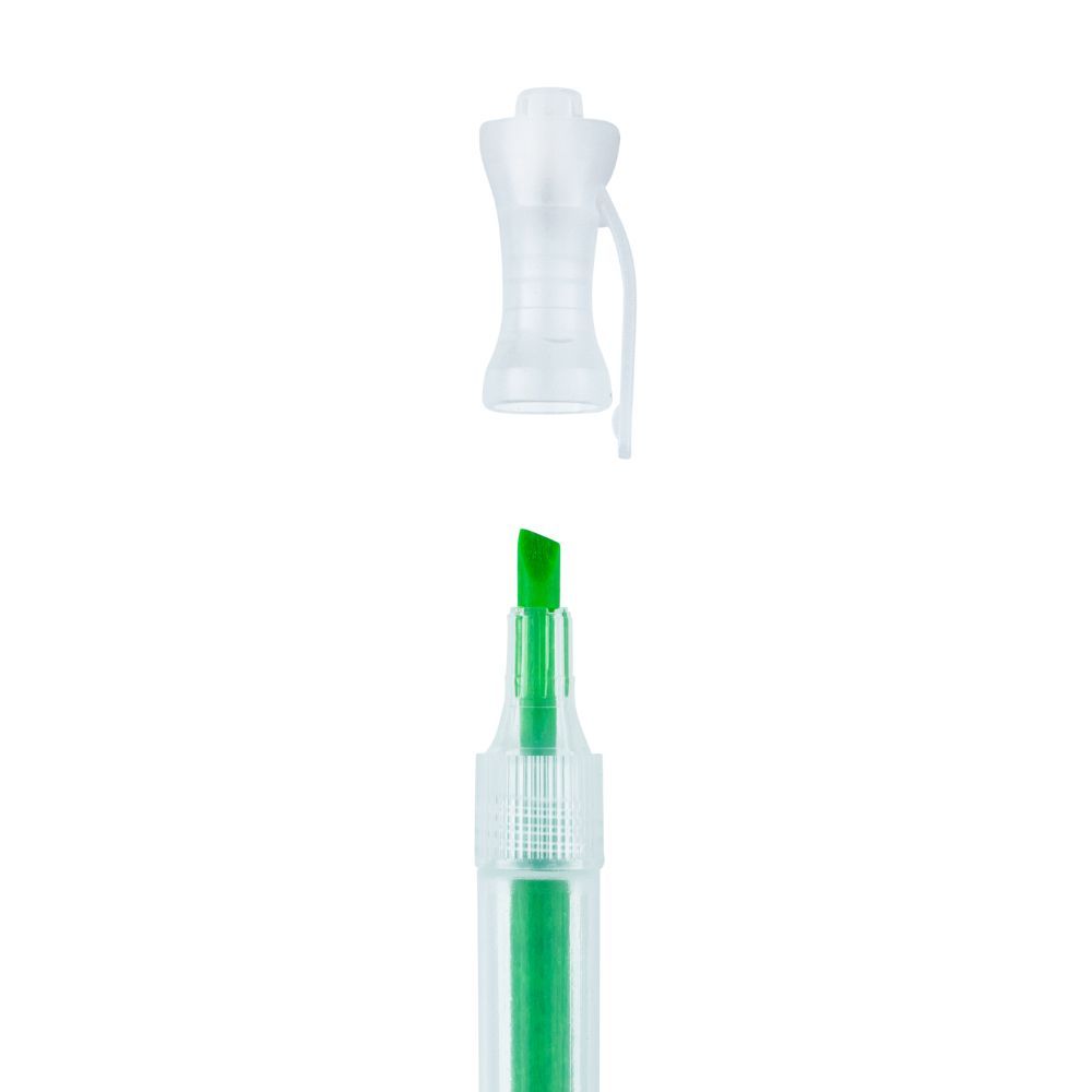 Encontraproduto.com.br - Marca Texto Fluorescente Transparente Brw Verde