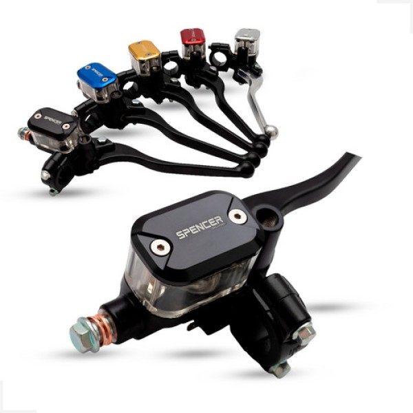 Encontraproduto.com.br - Burrinho De Freio Spencer Esportivo Cg/Cbx/Nxr/Pcx/Ybr Prata (MP)
