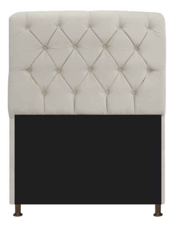 Encontraproduto.com.br - Cabeceira Estofada Lady 90 Cm Solteiro Com Capitonê Suede - Doce Sonho Móveis Verde