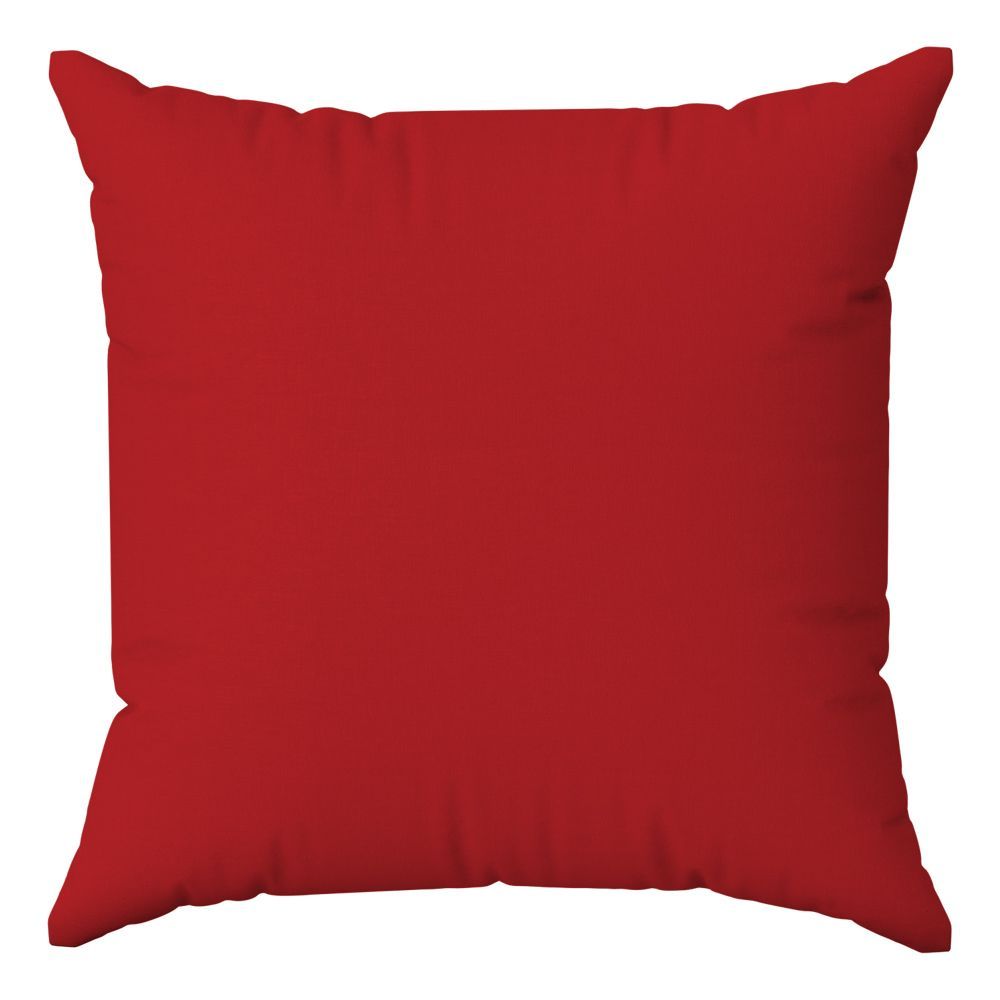 Encontraproduto.com.br - Kit Capas Almofadas Decorativas Lisas 45x45 - Id Decor Cor 10 Vermelho