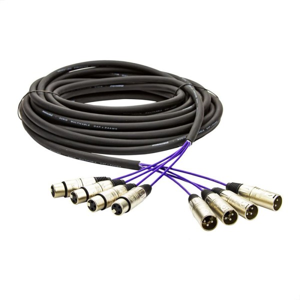 Encontraproduto.com.br - Multicabos Com Conectores Xlr 4 Vias Santo ângelo 70 Metros