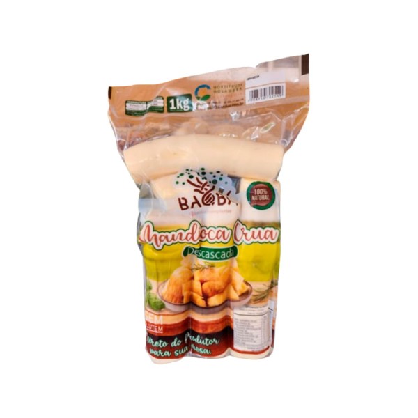 Encontraproduto.com.br - Mandioca Crua Descascada 1kg
