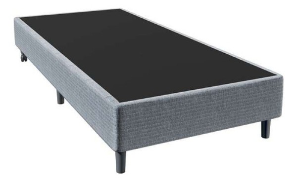 Encontraproduto.com.br - Base para Cama Box Solteiro Celine (40x88x188) Cinza