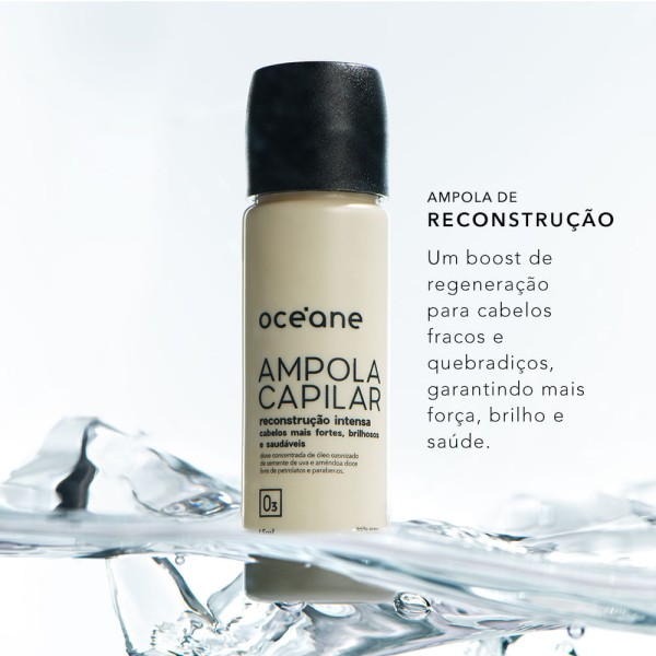 Encontraproduto.com.br - Ampola Capilar de Reconstrução Intensa 15ml Océane