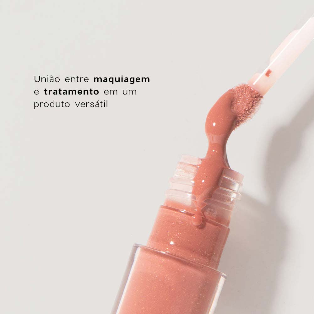 Encontraproduto.com.br - Mini Brilho Labial Nude - Glossy Me Shimmer Brown Océane Edition 1g