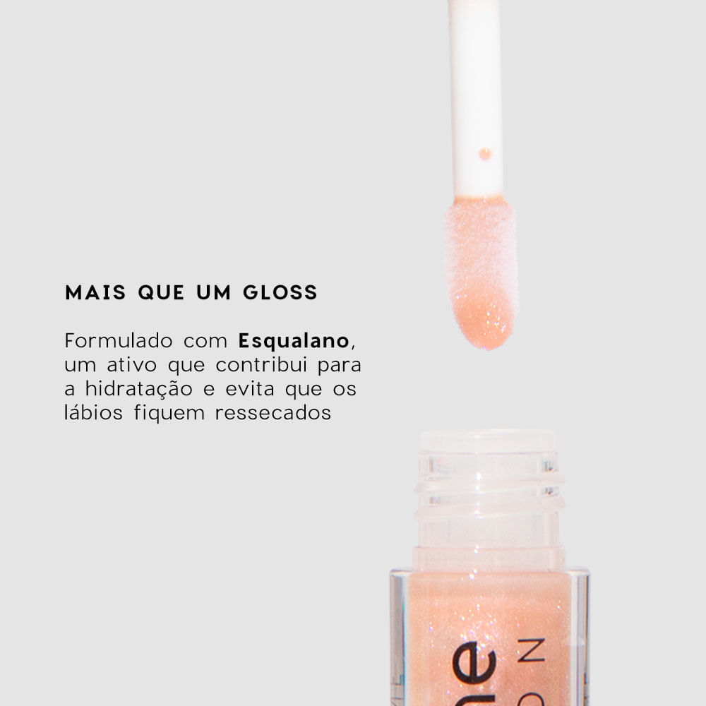 Encontraproduto.com.br - Mini Brilho Labial Transparente - Glossy Me Glazed Océane Edition 1g