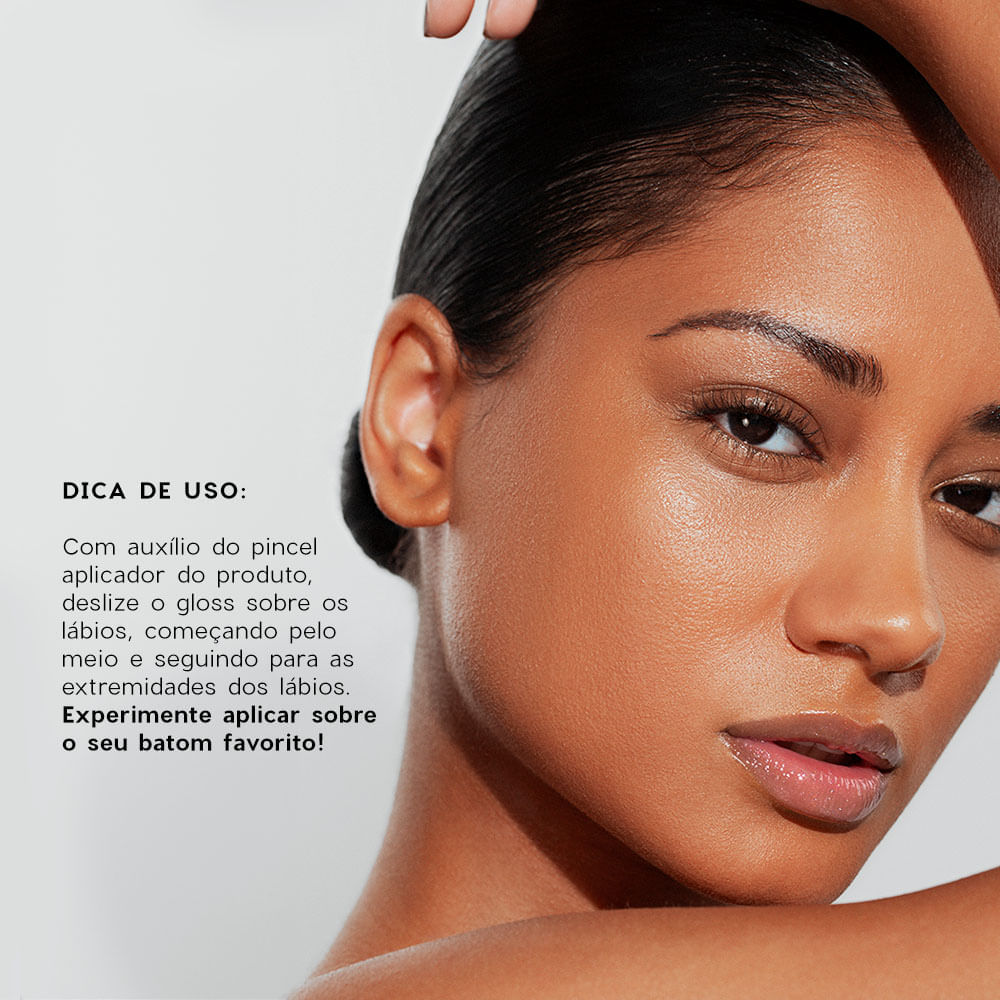 Encontraproduto.com.br - Mini Brilho Labial Transparente - Glossy Me Glazed Océane Edition 1g