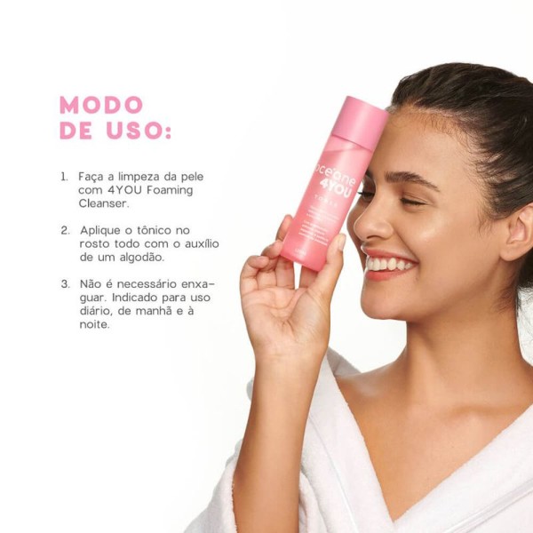 Encontraproduto.com.br - Tônico Facial com Ácido Salicílico - Toner 4you 120ml