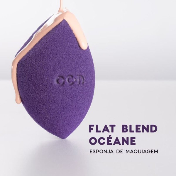 Encontraproduto.com.br - Esponja de Maquiagem Flat Blend - Oceane