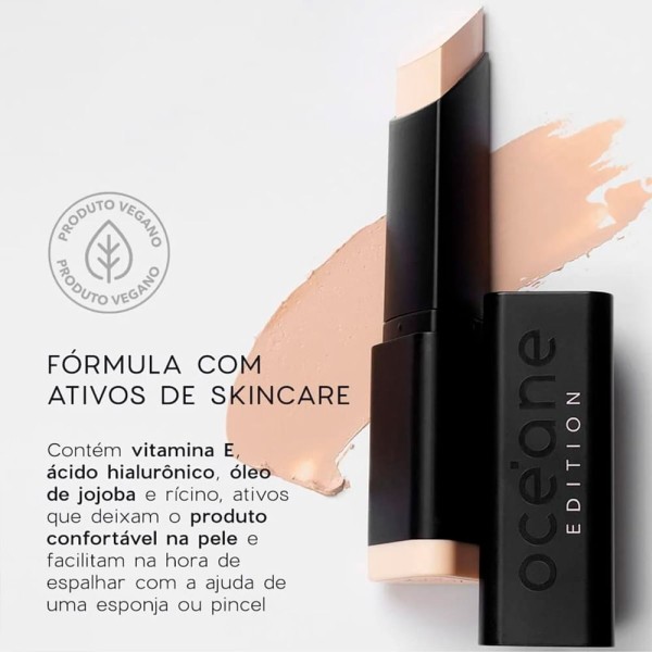 Encontraproduto.com.br - Base em Bastão Clara Semi-Matte - Foundation Stick Sand Océane Edition 8g
