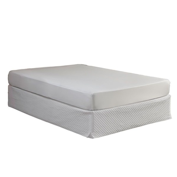 Encontraproduto.com.br - Lençol Avulso Com Elástico Solteiro 1 Peça Laura 100% Poliéster Percal 200 Fios Cor:branco