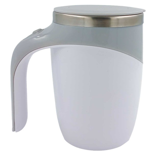 Encontraproduto.com.br - Caneca Mixer C/ Tampa 350ml em Aço Inox Fu Xing
