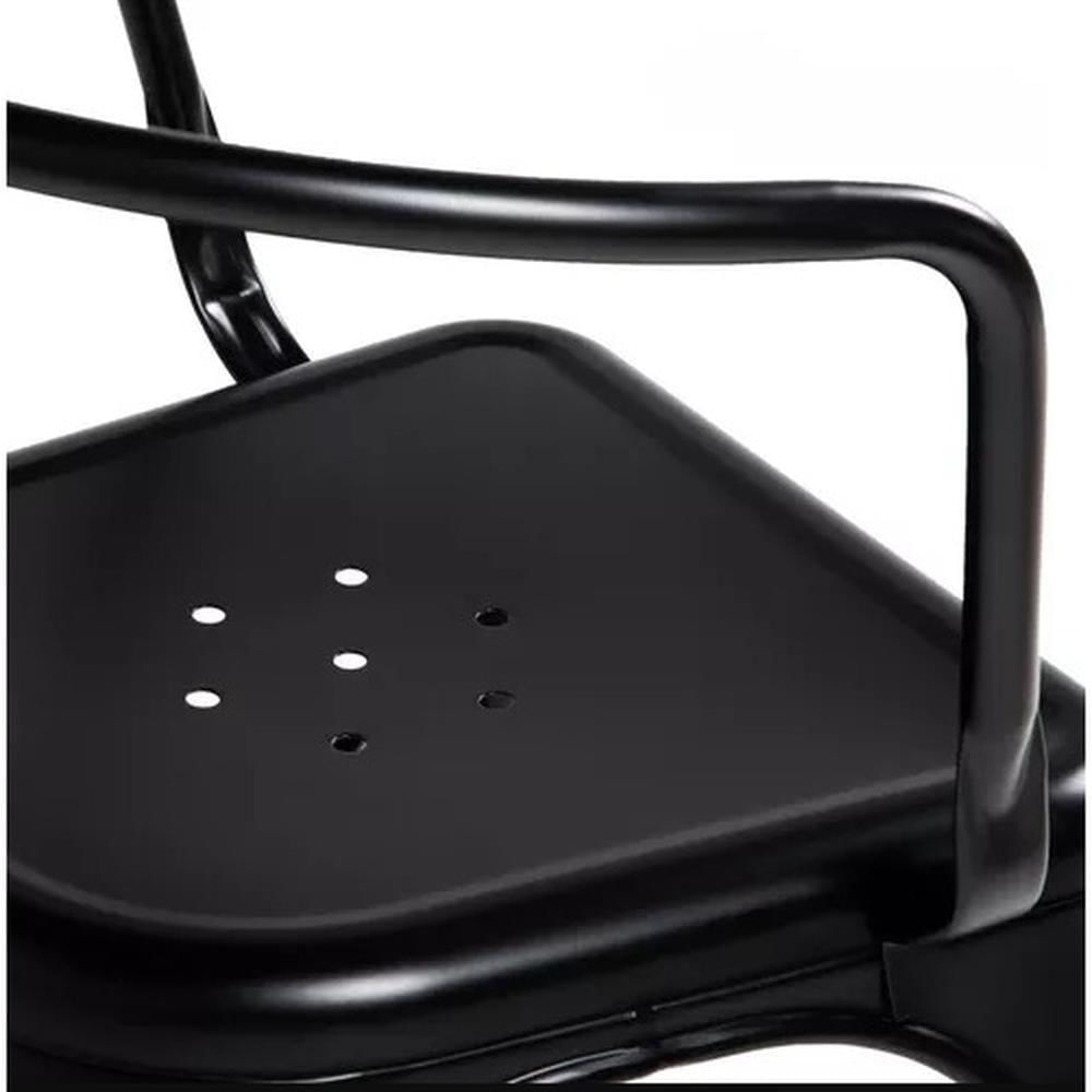Encontraproduto.com.br - Kit 2 Cadeiras Tolix Ferro Francesinha Com Braço
