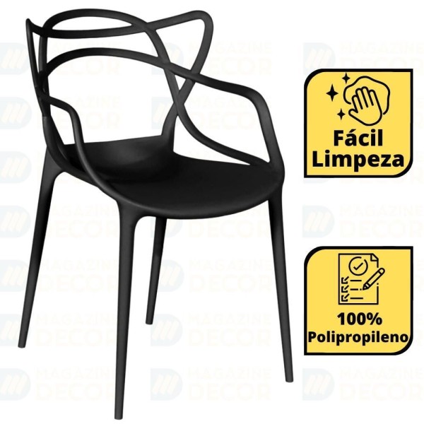 Encontraproduto.com.br - Conjunto Mesa De Jantar Redonda Marci Branca 100cm Com 4 Cadeiras Allegra - Preto