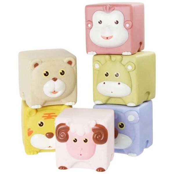 Encontraproduto.com.br - Blocos Bichinhos Divertidos Pimpolho Colorido 0300555 (MP)