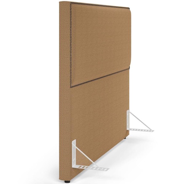 Encontraproduto.com.br - Cabeceira Box Casal Com Tachas 160 Cm Vicenza L02 Bouclê Mostarda