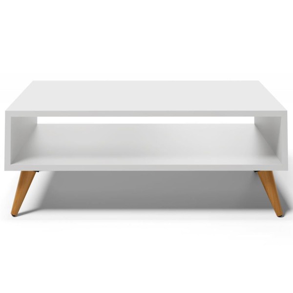 Encontraproduto.com.br - Kit Aparador Com Mesa De Centro Mônaco Pés Palito L03 Branco