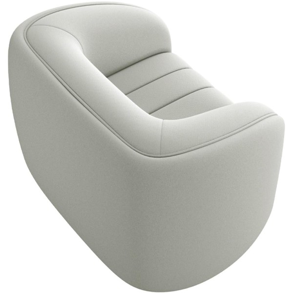 Encontraproduto.com.br - Kit Sofá 4 Lugares Para Sala 252cm com 02 Poltronas Lazio M03 Veludo Creme - Lyam Decor