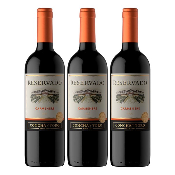 Kit Vinho Chileno Reservado Carmenere