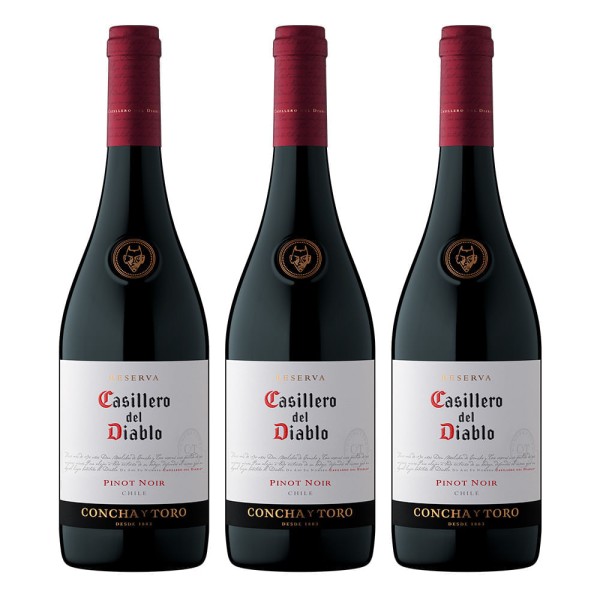 Kit Vinho Chileno Casillero Del Diablo Pinot Noir