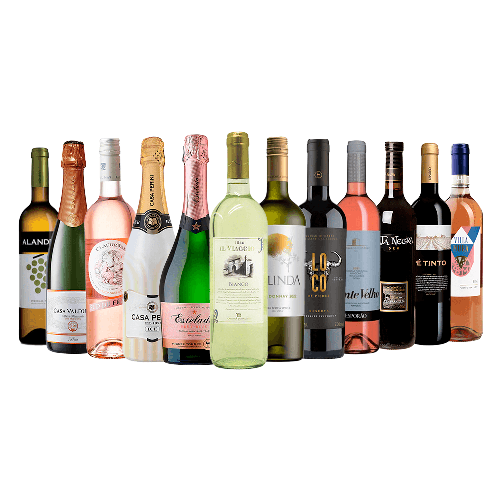 Encontraproduto.com.br - Kit 12 Vinhos Brancos 750ml