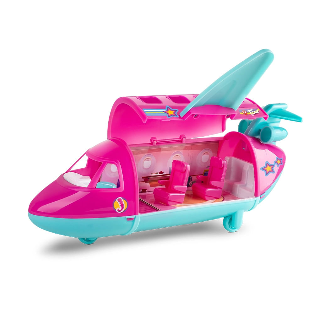 Encontraproduto.com.br - Avião da Judy Samba Toys com 15 Peças
