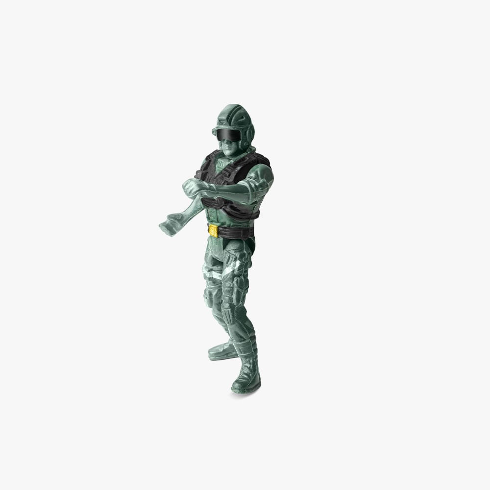 Encontraproduto.com.br - Avião de Brinquedo Samba Toys Force Militar