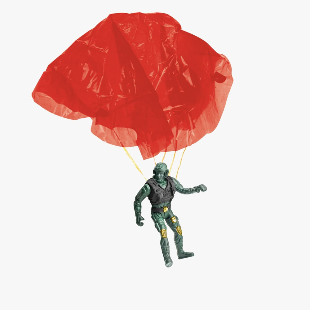 Encontraproduto.com.br - Avião de Brinquedo Samba Toys Force Militar