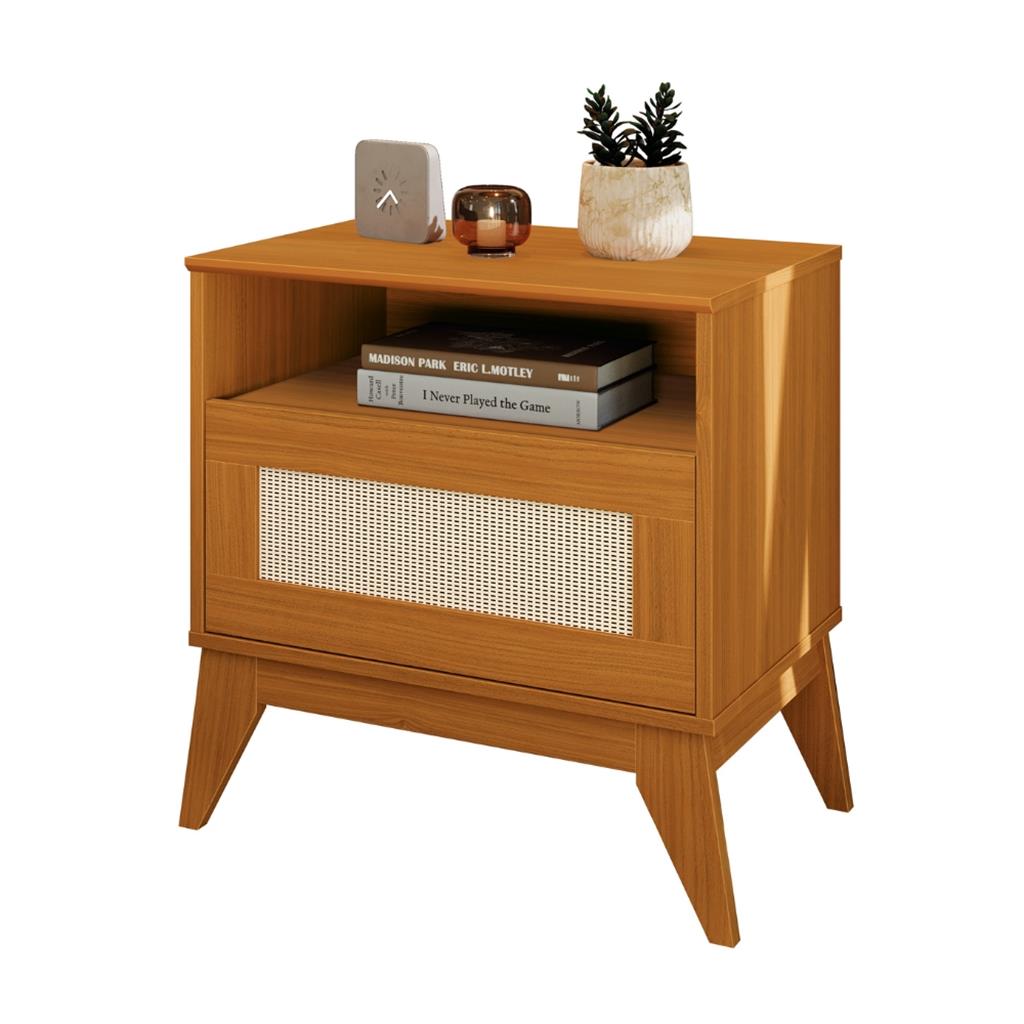 Encontraproduto.com.br - Mesa de Cabeceira 1 Gaveta City EDN Móveis