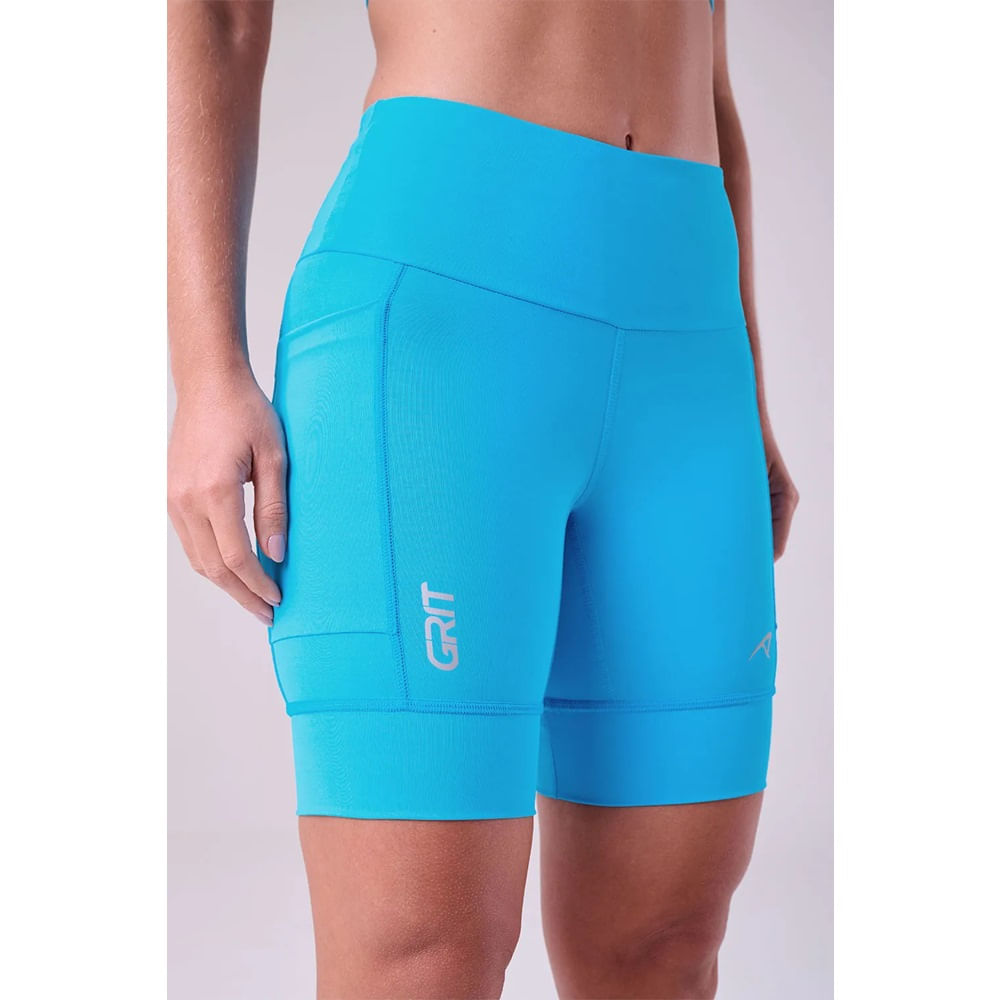 Encontraproduto.com.br - Bermuda Feminina Running com Bolso Authen Grit Bossa