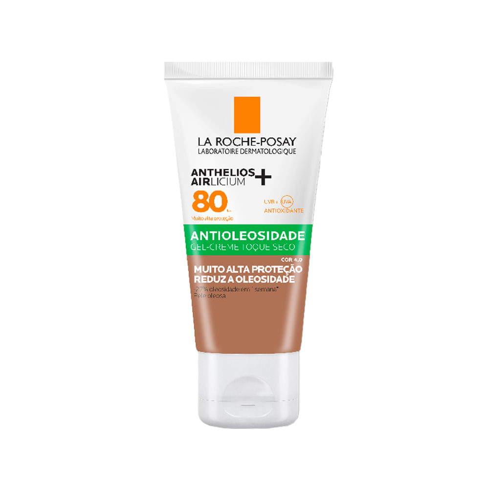 Encontraproduto.com.br - Protetor Solar Facial Antioleosidade Fps80 La Roche-posay  Anthelios Airlicium+ Cor 4.0 40g