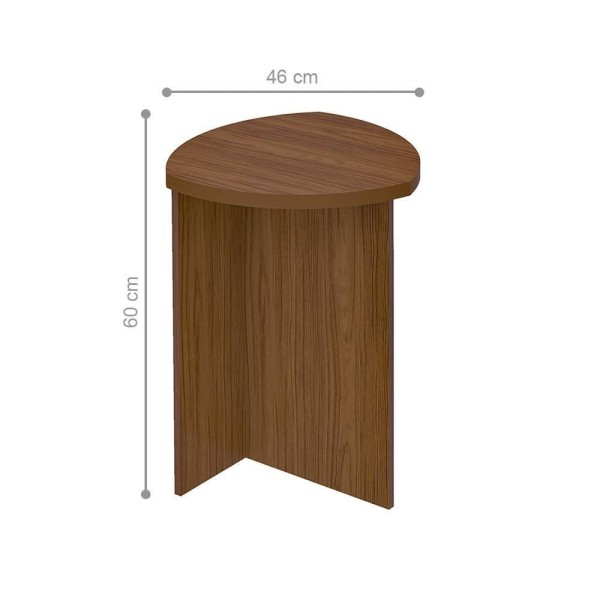 Encontraproduto.com.br - Conjunto Mesa De Centro E Mesa De Apoio Sydney Cedro