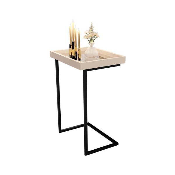 Encontraproduto.com.br - Mesa De Apoio Reggio Perola Pe Preto