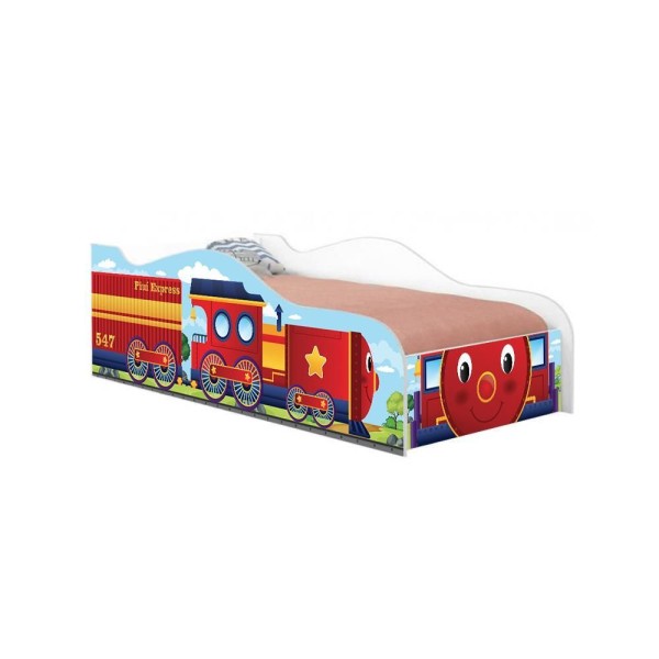 Cama Infantil Adesivada Divertida Quarto Menino Menina - Infantil - Trenzinho Infantil - Trenzinho