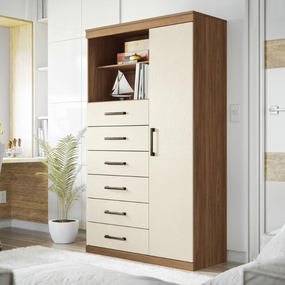 Encontraproduto.com.br - Conjunto Quarto Completo Frankfurt Jatoba Areia