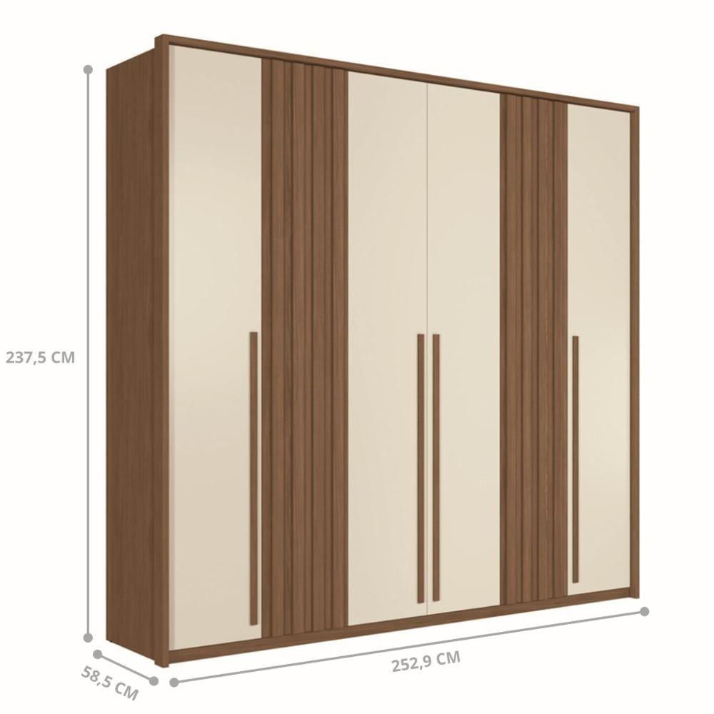 Encontraproduto.com.br - Conjunto Quarto Completo Frankfurt Jatoba Areia