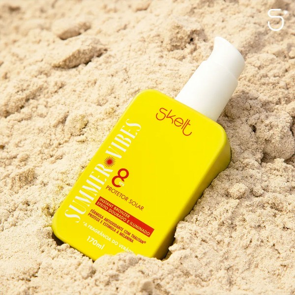 Encontraproduto.com.br - Skelt Instant Bronzer FPS 8 - Protetor Solar 170ml