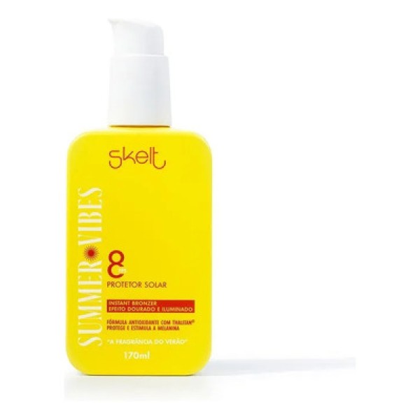 Encontraproduto.com.br - Skelt Instant Bronzer FPS 8 - Protetor Solar 170ml