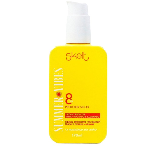 Encontraproduto.com.br - Skelt Instant Bronzer FPS 8 - Protetor Solar 170ml