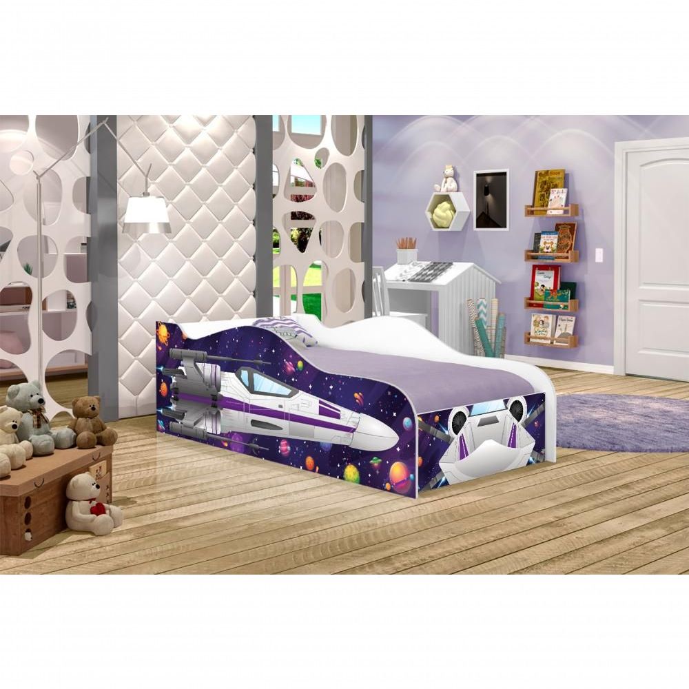 Encontraproduto.com.br - Mini Cama Infantil Kids Speciale Com Colchão - Star Force Star Force