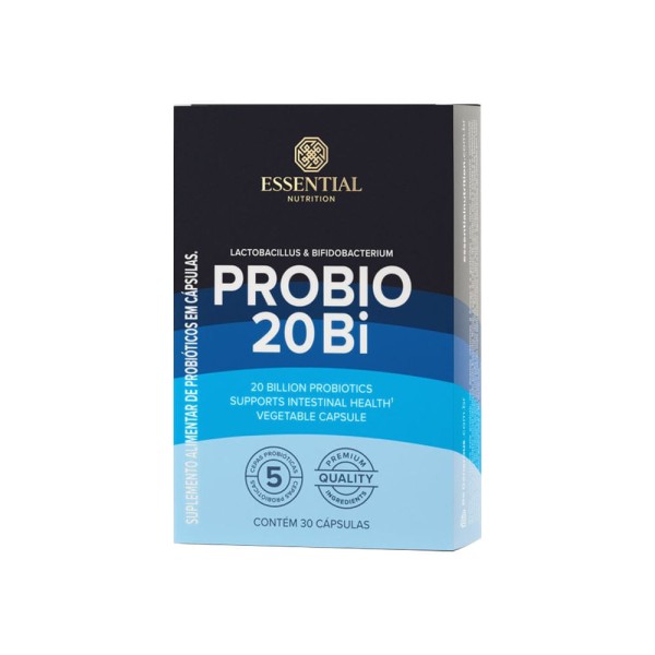 Probiótico Probio 20Bi 30 Cápsulas Essential Nutrition