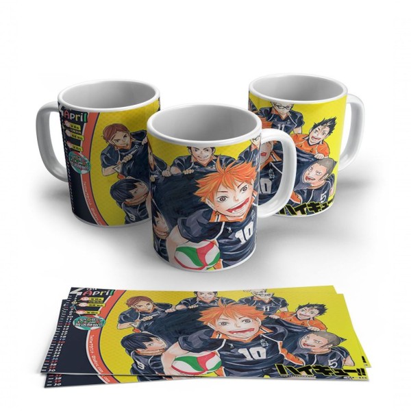 Caneca De Porcelana Haikyuu Anime Mangá 24