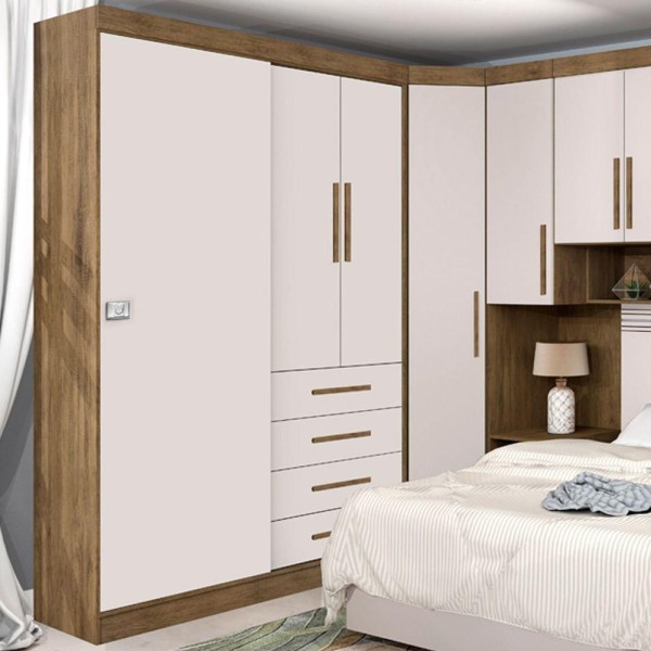 Encontraproduto.com.br - Dormitório Completo Georgia J&a Cama Box Casal