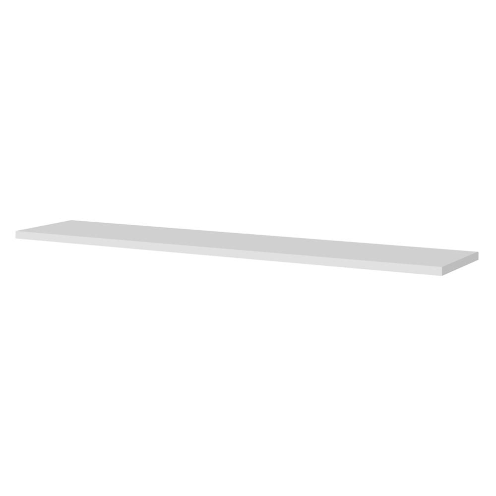 Encontraproduto.com.br - Prateleira Flutuante Quarto Adulto com Suporte Invisível 91x20cm Yara Branco - Lumil