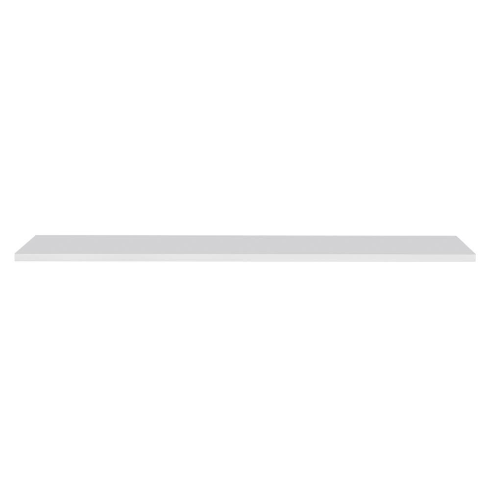 Encontraproduto.com.br - Prateleira Flutuante Quarto Adulto com Suporte Invisível 91x20cm Yara Branco - Lumil