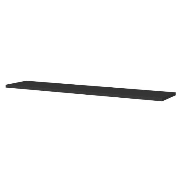 Encontraproduto.com.br - Prateleira Flutuante Multiuso Kit 4 com Suporte Invisível 68cm Yara Preto - Lumil