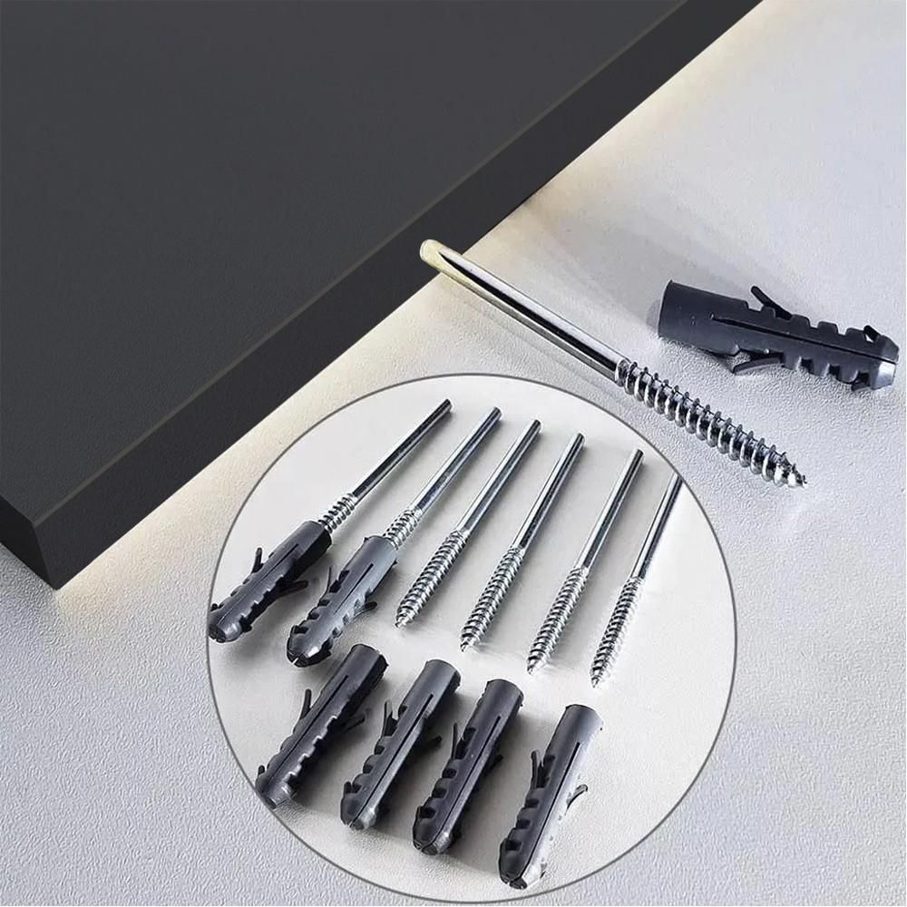 Encontraproduto.com.br - Prateleira Flutuante Multiuso Kit 2 com Suporte Invisível CP1 Yara Preto - Lumil