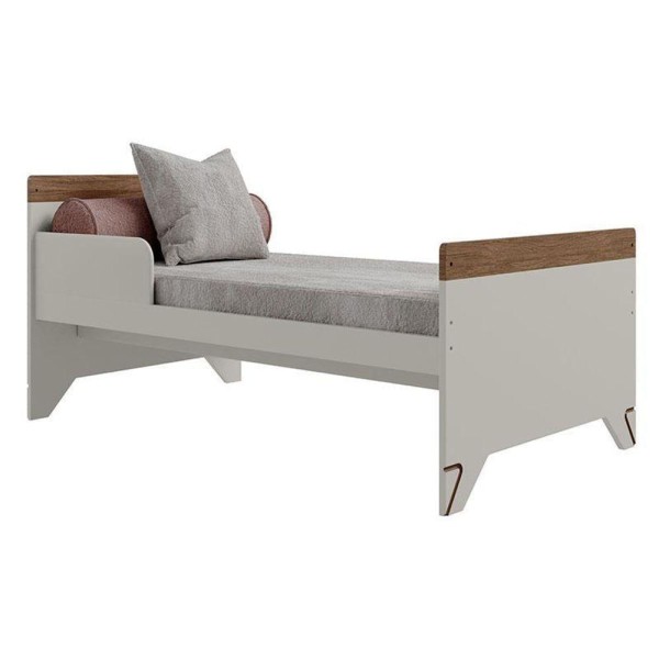 Encontraproduto.com.br - Berço Americano Retro Maya E Cômoda Com Porta Emilly Off White Com Colchão Gazin - Canaã