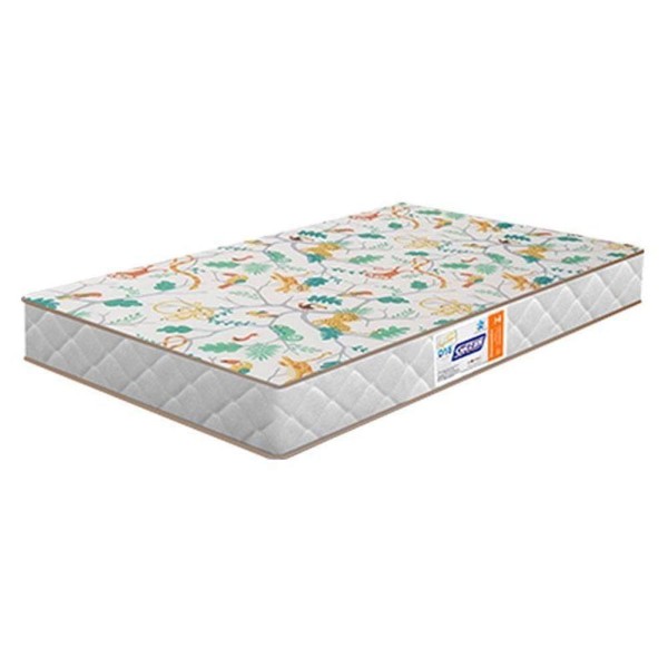 Encontraproduto.com.br - Quarto De Bebê Realeza Cômoda 1 Porta Berço Com Capitonê Branco Acetinado E Colchão Gazin - Canaã